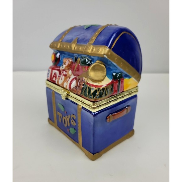 Mr. Christmas Holiday Mr Christmas Animated Toy Box Music Box Blue